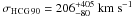 \hbox{$\sigma_{\rm HCG\,90}=206_{-80}^{+405}~\rm km~s^{-1}$}