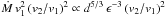 \hbox{$\dot M\, v_1^2\, (v_2/v_1)^2\propto d^{5/3}\,\epsilon^{-3}\, (v_2/v_1)^2$}