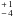 \hbox{$^{+\,1}_{-\,4}$}