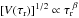 $[V(\tau_{\rm r})]^{1/2} \propto \tau_{\rm r}^{\ \beta}$