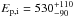 \hbox{$E_{\rm p,i} = 530_{-90}^{+110}$}