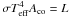 \hbox{$\sigma T_{\mathrm{eff}}^{4}A_{\mathrm{co}}=L$}