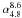 \hbox{$\alpha_{4.8}^{8.6}$}