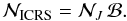 \begin{equation} {\mathcal N}_{\rm ICRS}={\mathcal N}_{J}\,{\mathcal B}. \end{equation}