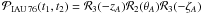 \hbox{$\mathcal P_{\rm IAU\,76}(t_1,t_2)=\mathcal{R}_3(-z_A)\mathcal{R}_2(\theta_A)\mathcal{R}_3 (-\zeta_A)$}