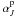 \hbox{$\alpha_{J}^{\rm p}$}