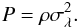 \begin{equation} \label{eq:ise} P=\rho\sigma^2_{\lambda}. \end{equation}