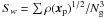 \hbox{$S_w=\sum \rho(\vec x_{\rm p})^{1/2}/N_{\rm g}^3$}