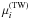 \hbox{$\mu_i^{(\mathrm{TW})}$}