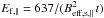 \hbox{$E\rs{f,\parallel}= 637/(B\rs{eff,s,\parallel}^2 \,t)$}