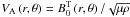 \hbox{$V_{\rm A}\left(r,\theta\right)=B_{0}^{\rm T}\left(r,\theta\right)/\sqrt{\mu\rho}$}