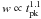 \hbox{$w\propto t_{\rm pk}^{1.1}$}