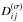 \hbox{$D_{ij}^{(\sigma)}$}