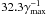 \hbox{$32.3\gamma_{\max}^{-1}$}