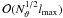 \hbox{${\mathcal{O}(N^{1/2}_{\vartheta}\lmax)}$}