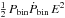 \hbox{$\frac{1}{2}\,P_{\rm bin}\dot{P}_{\rm bin}\,E^2$}