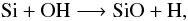 \appendix \setcounter{section}{1} \begin{equation} \rm Si + OH \longrightarrow SiO + H, \label{A2} \end{equation}