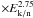 \hbox{$\times E_{\rm k/n}^{2.75}$}