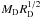 \hbox{$M_{\rm D}R_{\rm D}^{1/2}$}