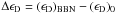 \hbox{$\Delta \epsilon_{\rm D}=\left(\epsilon_{\rm D}\right)_{\rm BBN} - \left(\epsilon_{\rm D}\right)_0$}