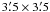 Mathematical equation: \appendix \setcounter{section}{1} \hbox{$3\farcm5 \times 3\farcm5$}