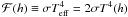 ${\cal F}(h)\equiv\sigma T_{\rm eff}^4=2\sigma T^4(h)$