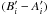 \hbox{$(B'_i-A'_i)$}