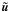 $\vec{\tilde{{u}}}$