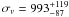 \hbox{$\sigma_{v}=993_{-87}^{+119}$}
