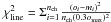 \hbox{$\chi^2_{\rm line}=\Sigma_{i=1}^{n_{\rm ch}}\frac{(o_i-m_i)^2}{n_{\rm ch} (0.3 o_{\rm max})^2 }$}