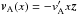 \hbox{$\vec{v}_{\rm A}(x)=-v_{\rm A}'x\vec{z}$}