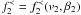 \hbox{$f_{2}^{\prec }=f_{2}^{\prec }(v_{2},\beta _{2})$}