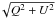\hbox{$\sqrt{Q^2+U^2}$}