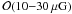 \hbox{$\mathcal{O}(10{-}30\,\mu\mathrm{G})$}