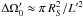 \hbox{$\Delta \Omega'_0\approx \pi \,R_S^2/ L'^2$}