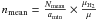 \hbox{$n_{\mathrm{mean}} = \frac{N_{\mathrm{mean}}}{a_{\mathrm{min}}} \times \frac{\mu_{\mathrm{H}_2}}{\mu}$}