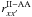 \hbox{$r^{\rm II-AA}_{xx^{\prime}}$}