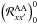 \hbox{$\left({\mathcal R}^{\rm AA}_{xx^{\prime}}\right)^0_0$}