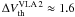 \hbox{$\Delta V_{\rm{th}}^{\rm{VLA\,2}}\approx1.6$}