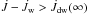 \hbox{$\dot J-\dot J_{\rm w} > \dot J_{\rm dw}(\infty)$}