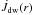 \hbox{$\dot J_{\rm dw}(r)$}