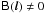 \hbox{$\coh{B}{}(\vec l) \ne 0$}