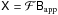 \hbox{$\coh{X}{}={\cal F}\coh{B}{\mathrm{app}}$}