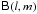 \hbox{$\coh{B}{}(l,m)$}