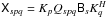 \hbox{$\coh{X}{spq} = K_p Q_{spq} \coh{B}{s} K^\herm_q$}