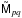 \hbox{$\coh{\tilde{M}}{pq}$}