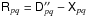 \hbox{$\coh{R}{pq} = \coh{D}{pq}'' - \coh{X}{pq}$}
