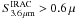 \hbox{$S_{3.6\,\rm \mu m}^{\rm IRAC}>0.6\,\mu$}