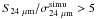 \hbox{$S_{24~\mu{\rm m}}/\sigma^{\rm simu}_{24~ \mu{\rm m}}>5$}