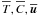 \hbox{$\overline T, \overline C, \overline{{\vec u}}$}